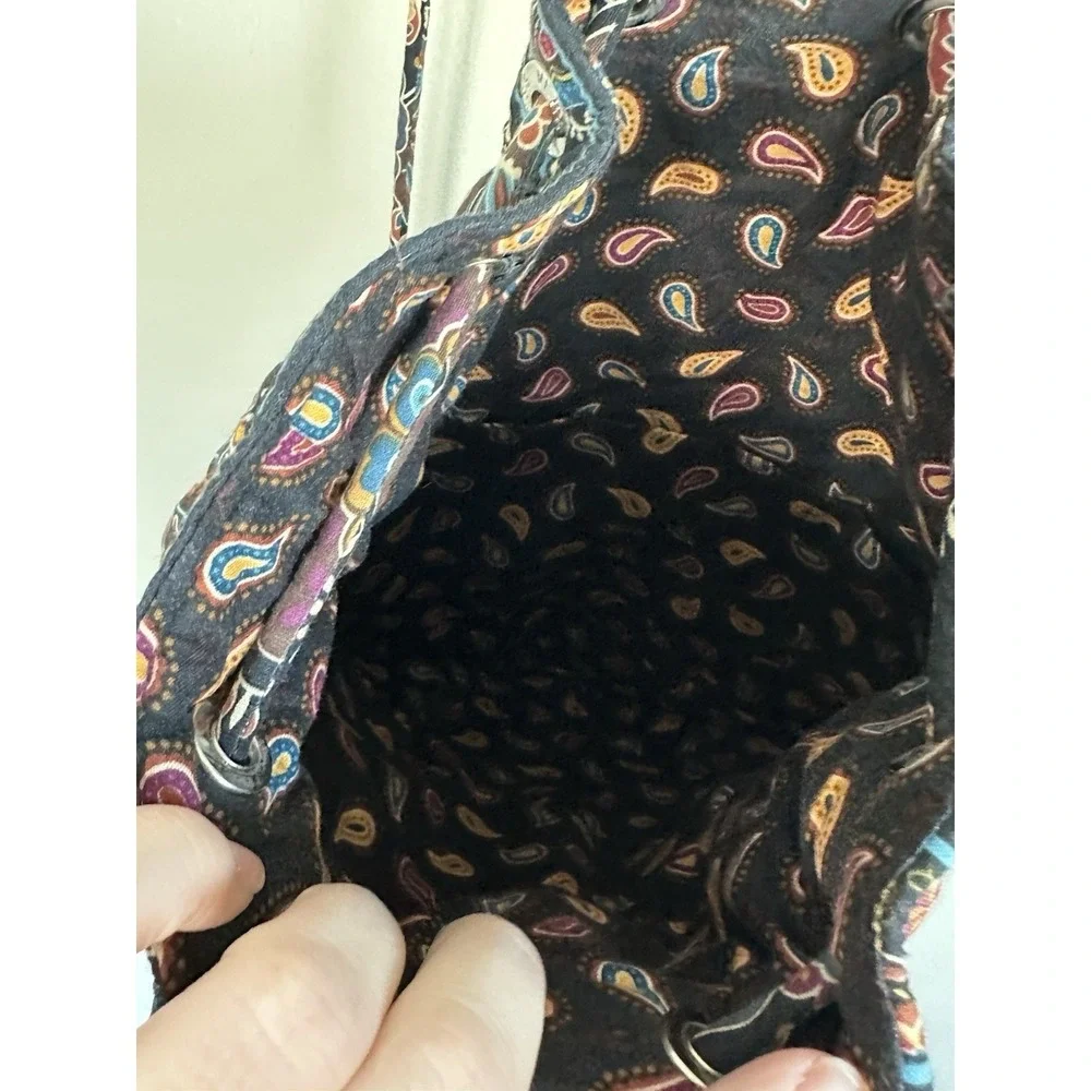 VERA‎ BRADLEY Drawstring Paisley Backpack 